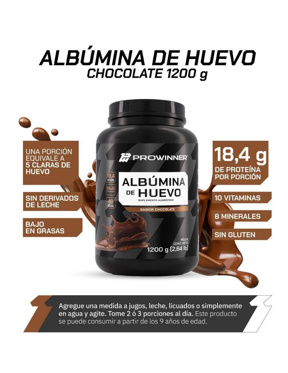 Set de suplementos de HMB y Albúmina de Huevo Chocolate 11