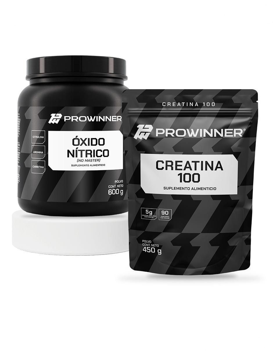 Set de suplementos alimenticios Oxido nítríco no master y creatina 100