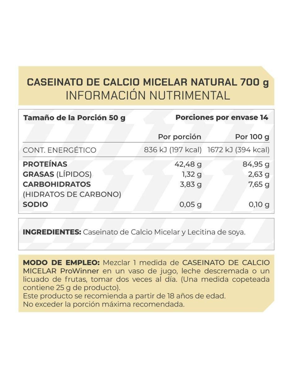 Set de suplementos alimenticios Caseinato de calcio micelar 6