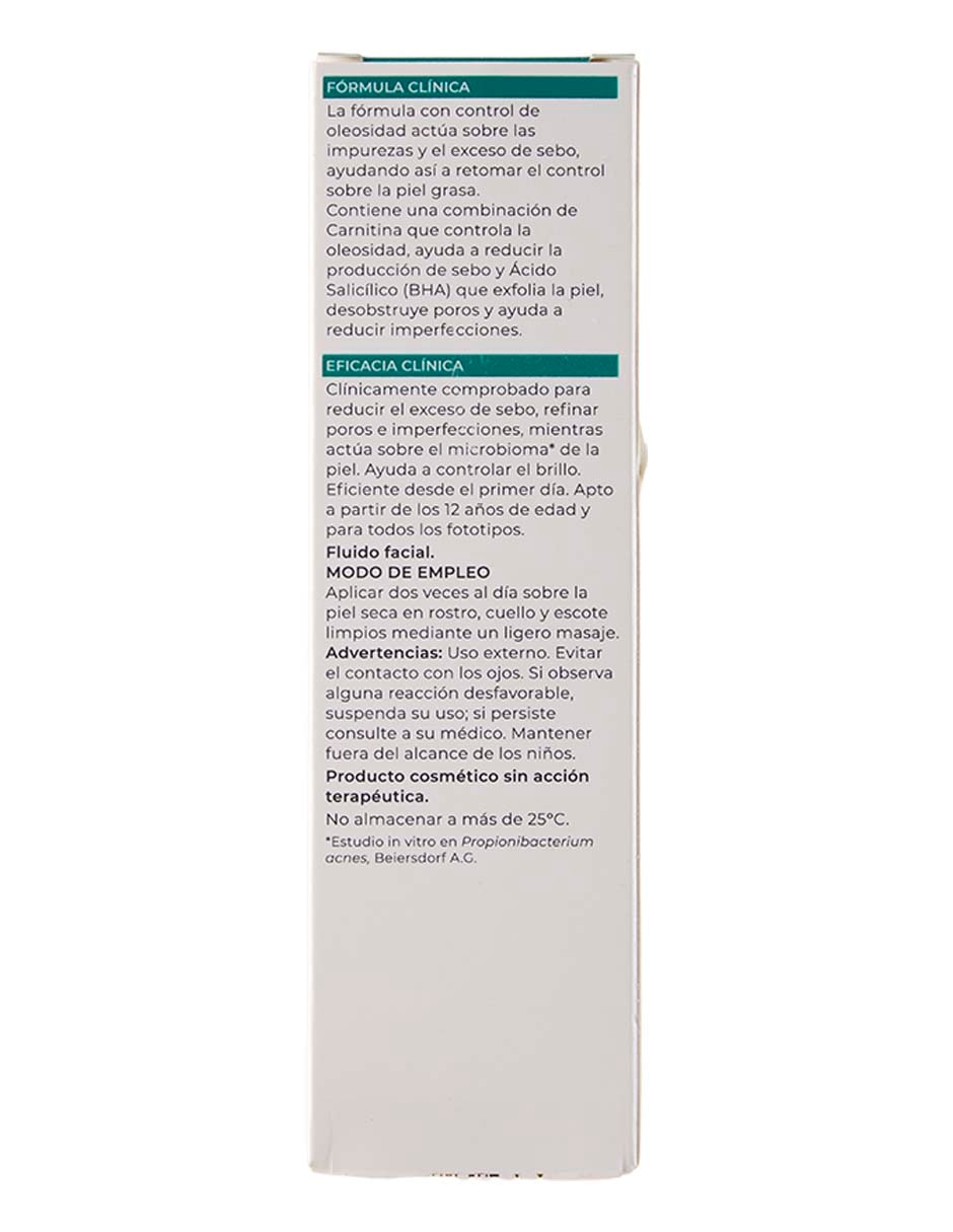 Tratamiento facial Dermopure Clinical Fluido Matificante dermatológico 3