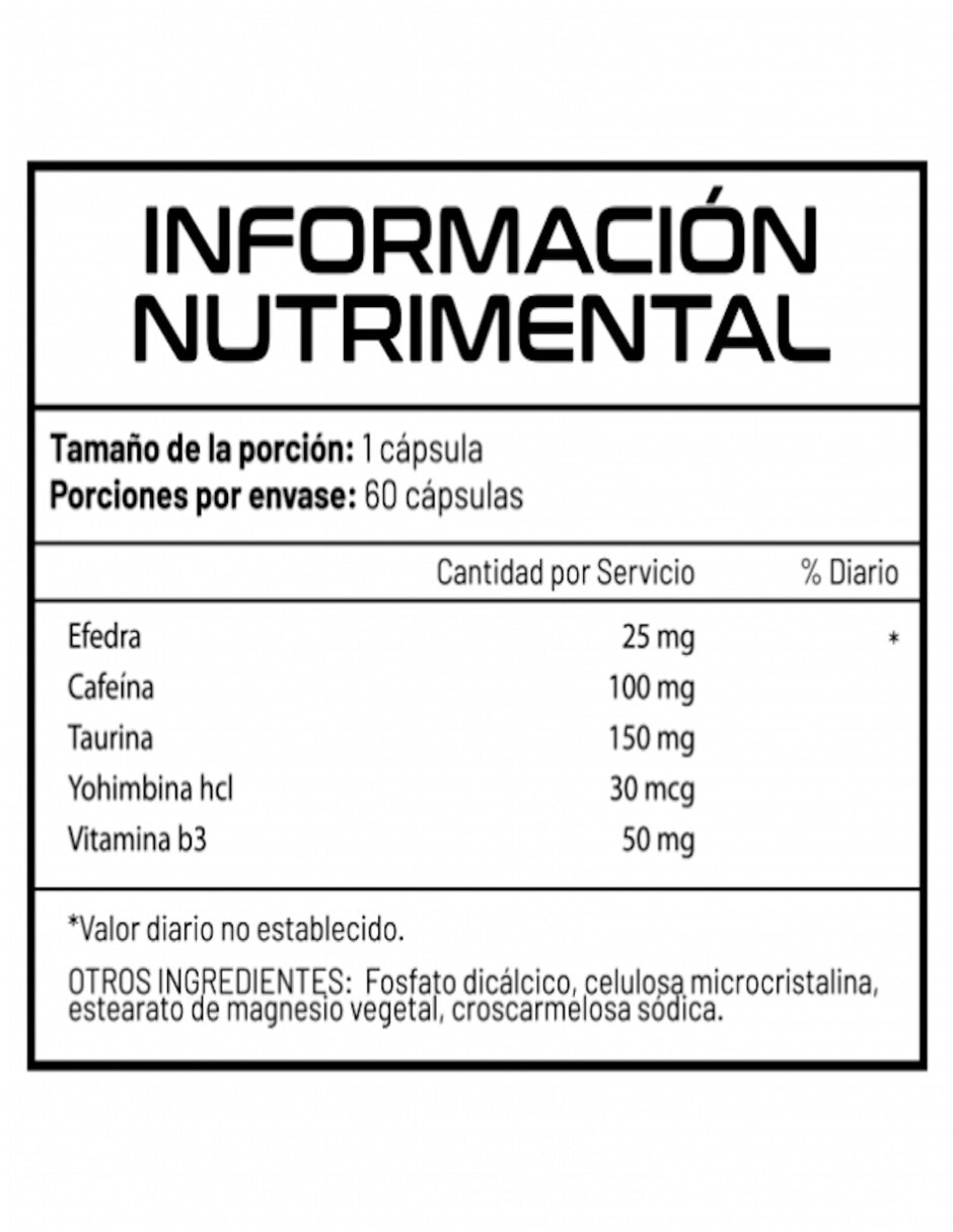 Black wasp de 60 cápsulas 5
