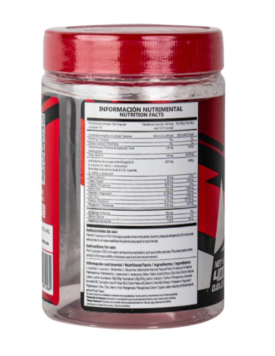 Recovery bcaa rouge wolf sabor sandia de 400 g 3