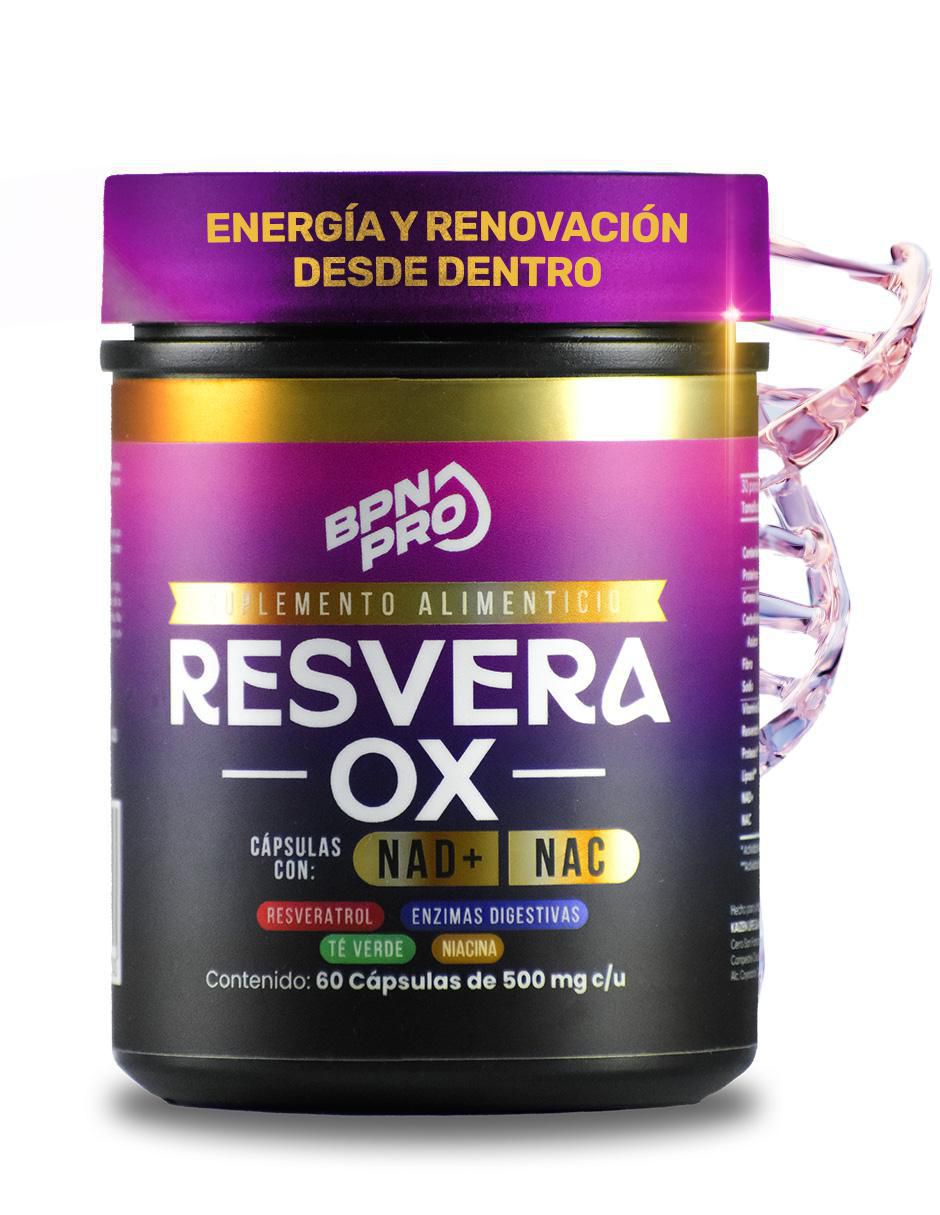 Resvera OX con resveratrol de 60 cápsulas