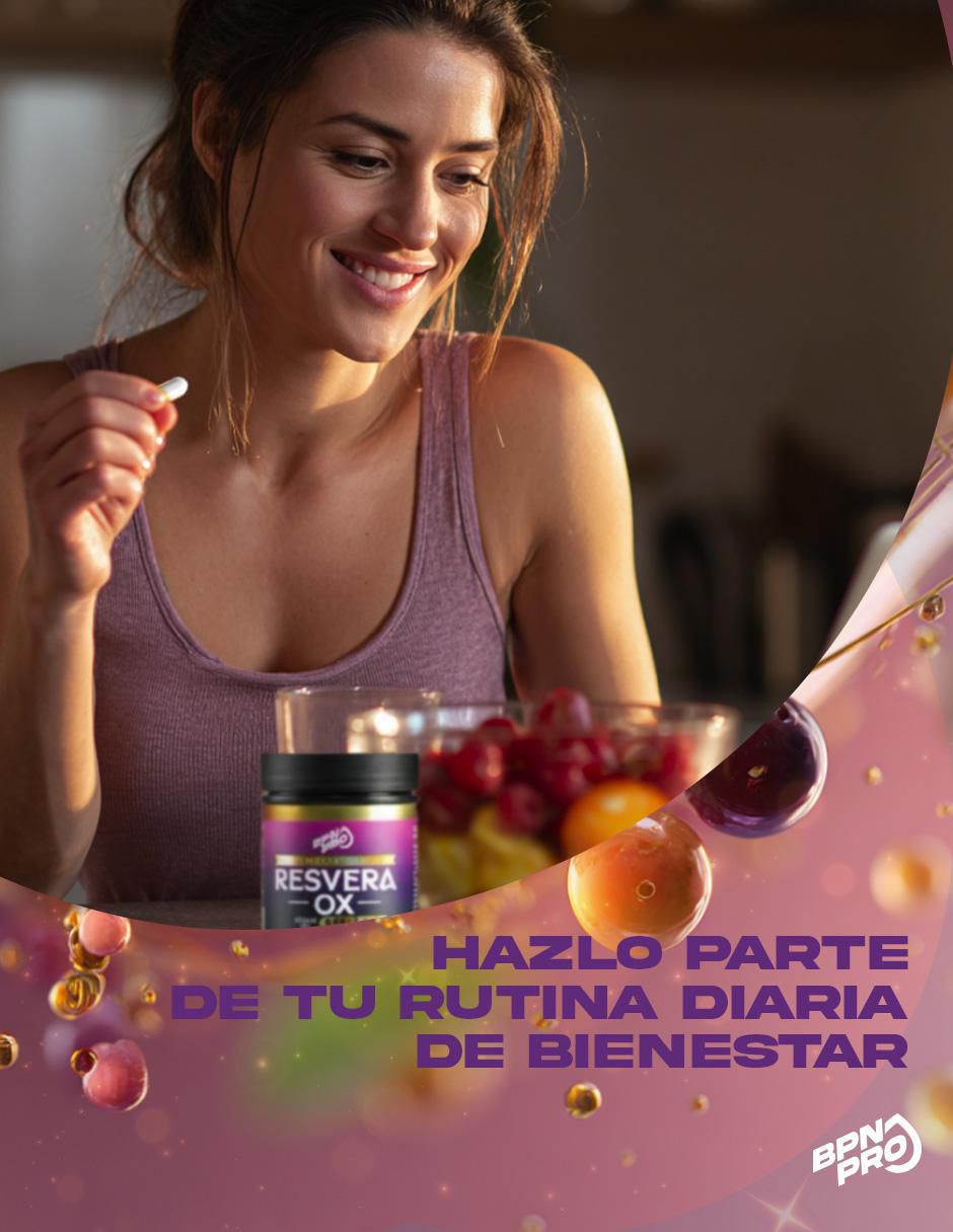 Resvera OX con resveratrol de 60 cápsulas 2