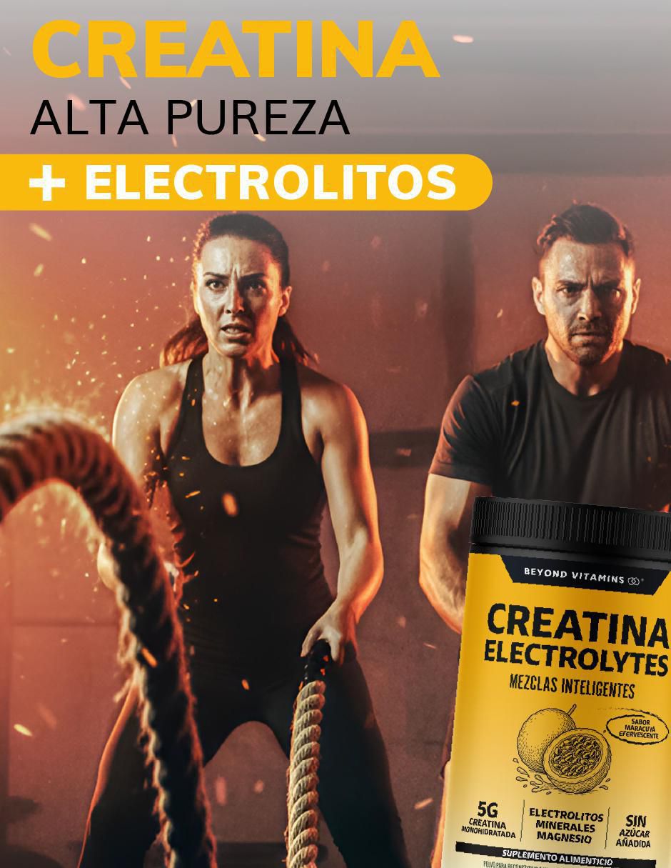 Creatina monohidratada con electrolitos y ciclodextrina con creatina micronizada sabor maracuyá de 360 g 6