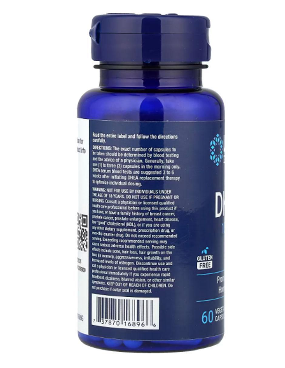DHEA Life Extension de 60 cápsulas 2