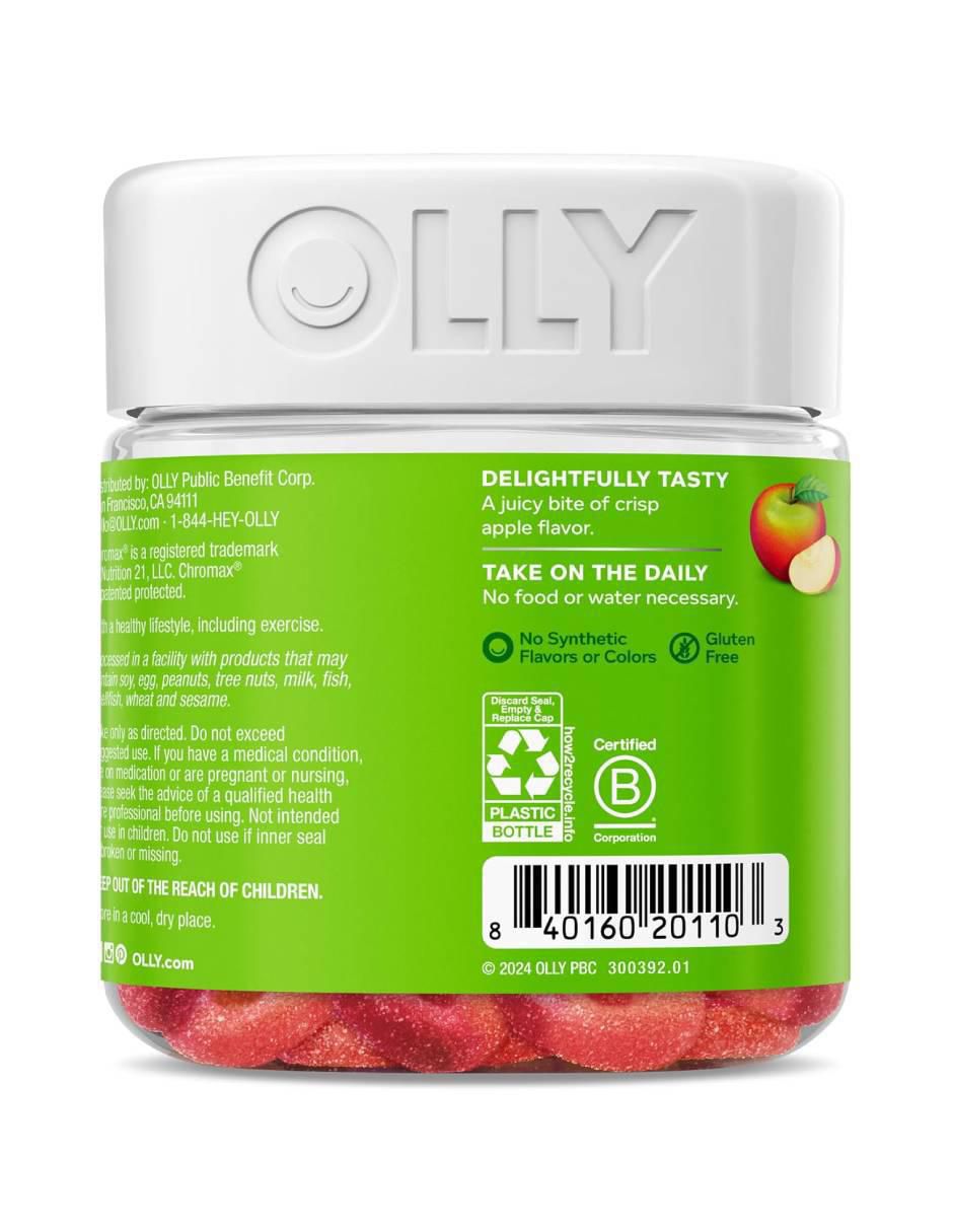 Gomitas metabolism con vinagre de sidra de manzana, vitamina B12 y cromo sabor manzana de 30 gomitas 4