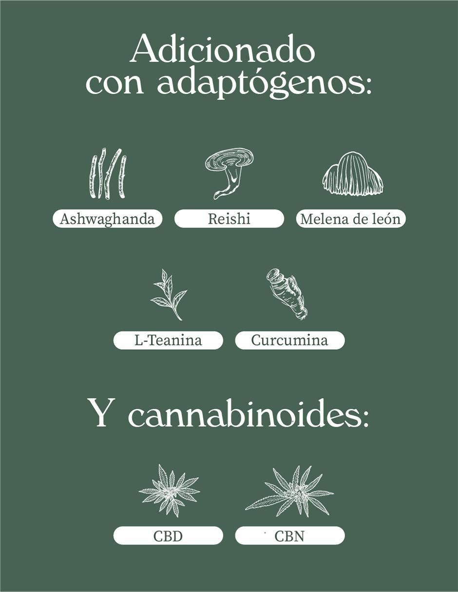 Gomitas calma plena con CBD sabor pepino y limón de 90 gomitas 3