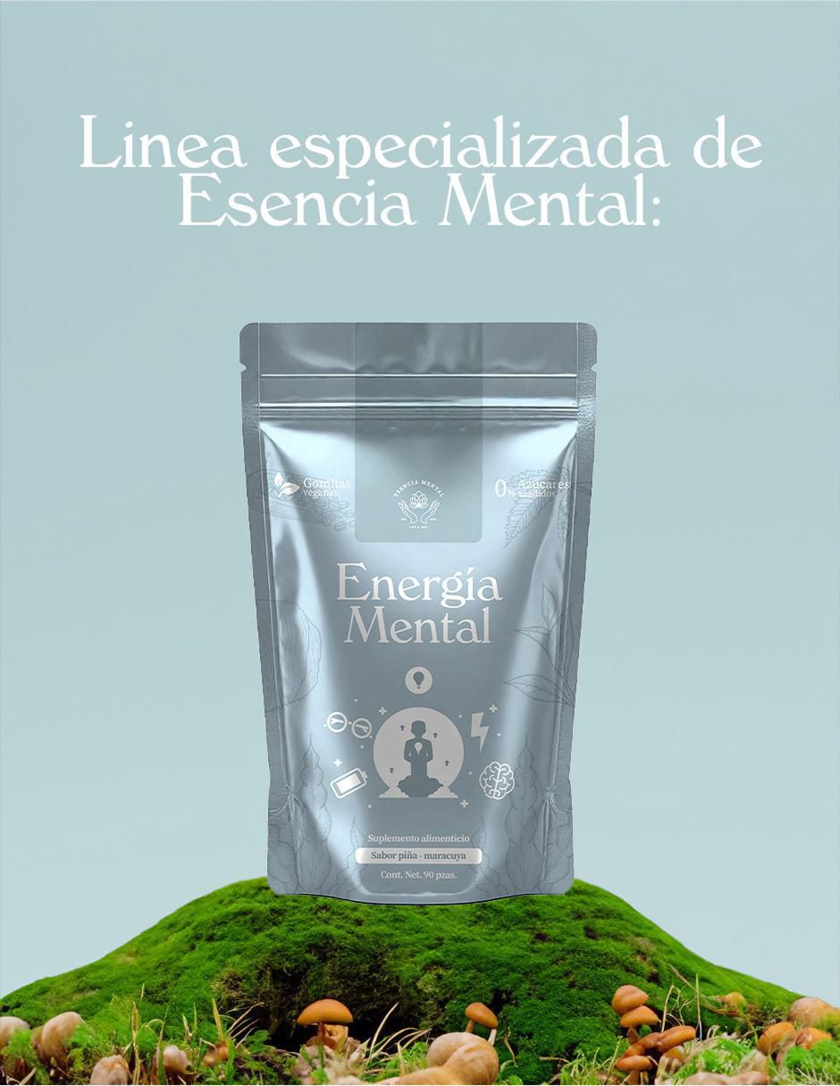 Gomitas energía mental con CBD sabor piña y maracuyá de 90 gomitas 2