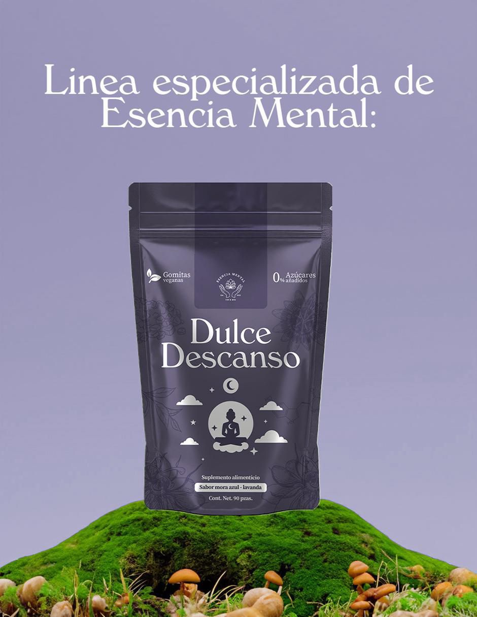 Gomitas dulce descanso con CBD sabor mora azul y lavanda de 90 gomitas 2