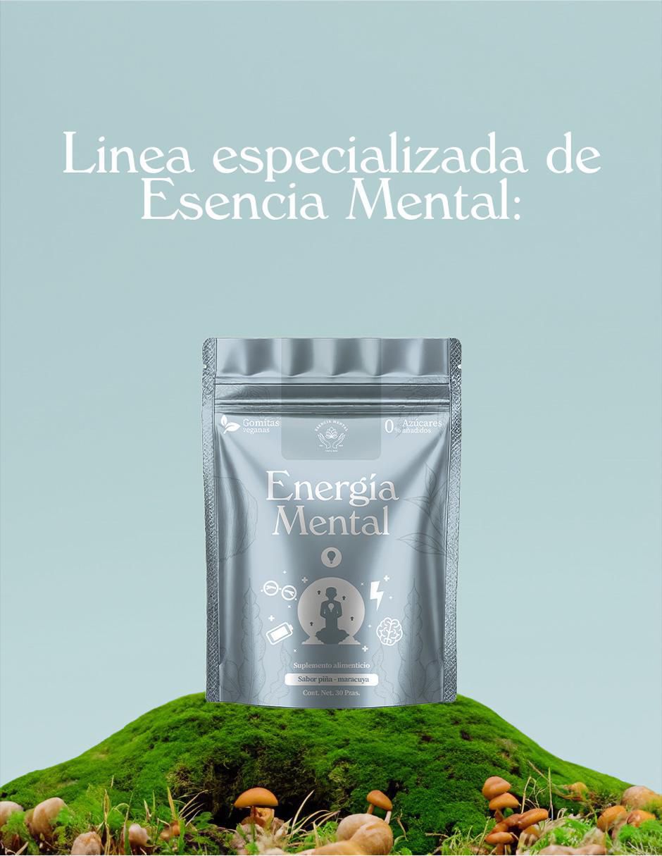 Gomitas energía mental con CBD sabor piña y maracuyá de 30 gomitas 2