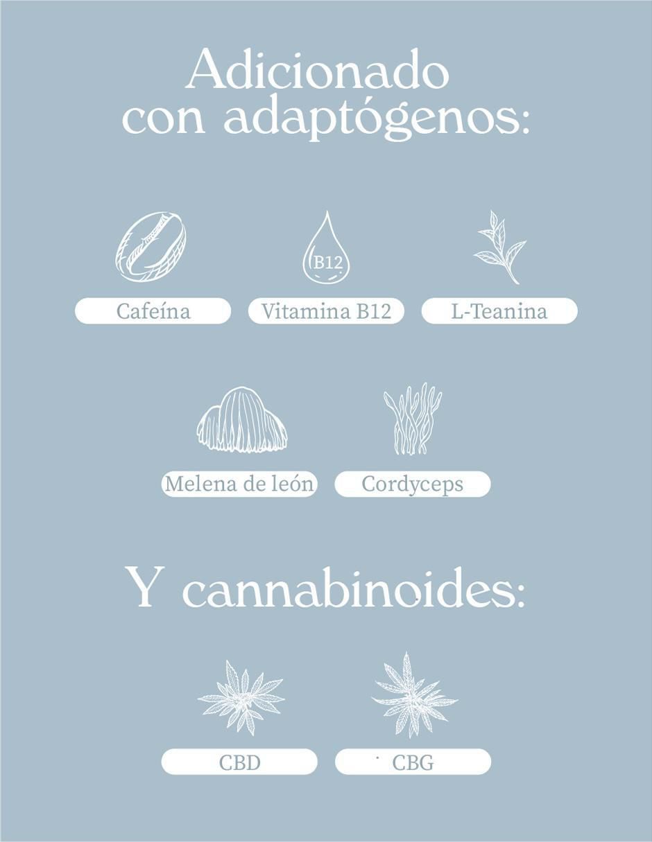 Gomitas energía mental con CBD sabor piña y maracuyá de 30 gomitas 3