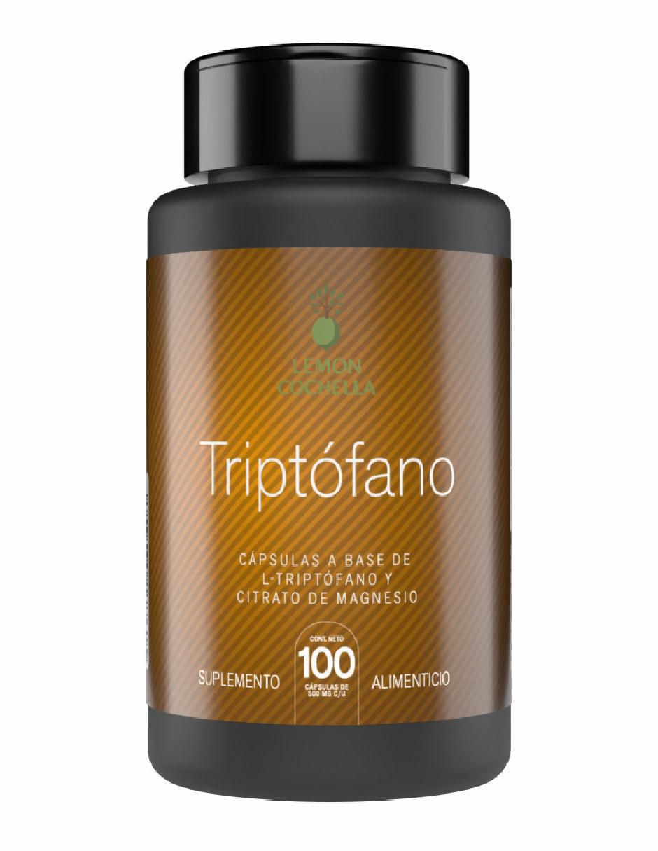 Triptófano con L-triptófano, Citrato de Magnesio de 100 cápsulas Triptófano con L-triptófano, Citrato de Magnesio de 100 cápsulas