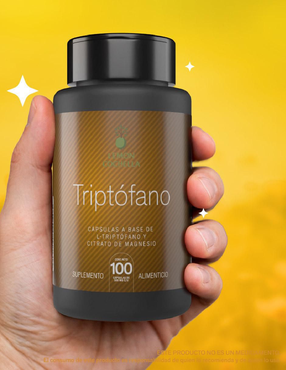 Triptófano con L-triptófano, Citrato de Magnesio de 100 cápsulas 8
