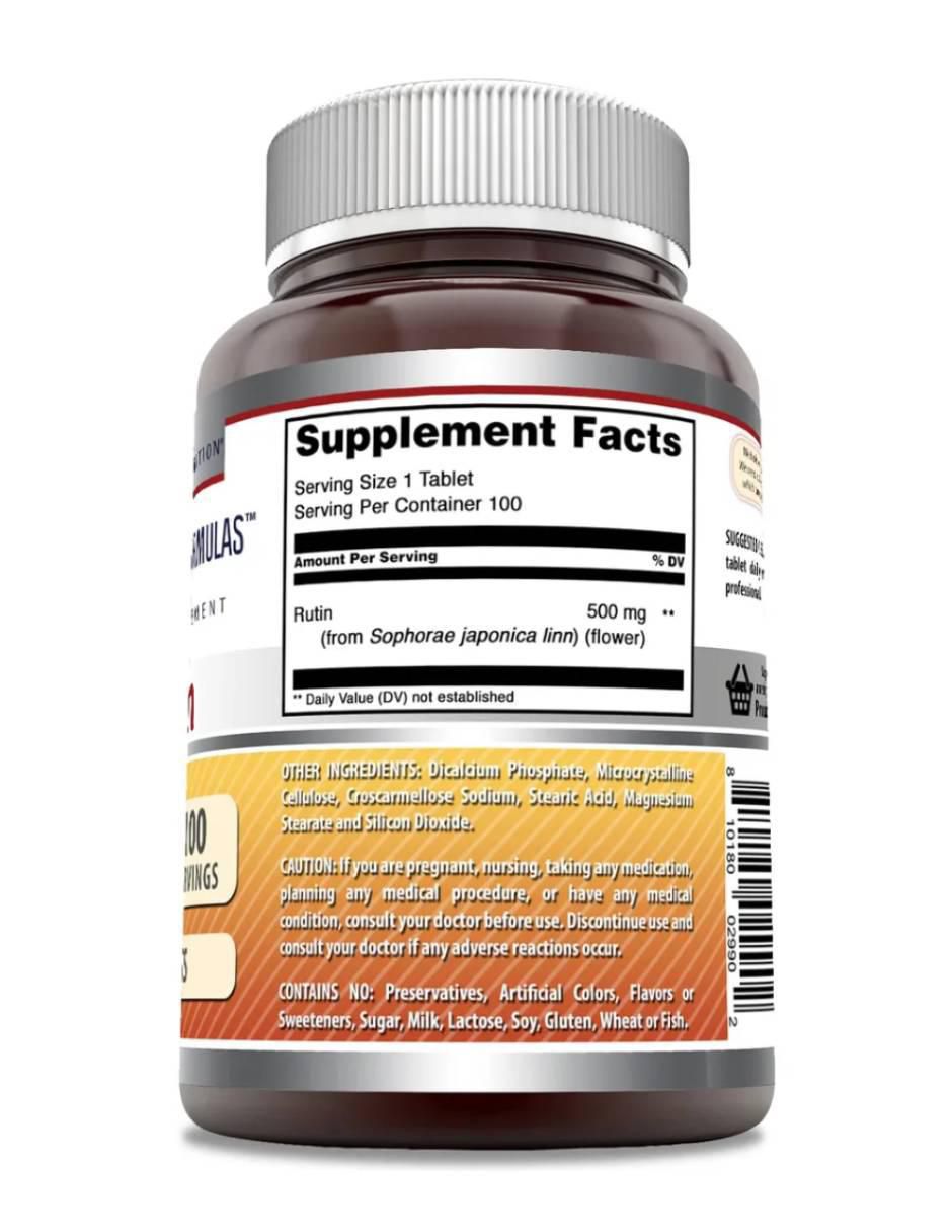 Rutin 500 mg de 100 tabletas 2