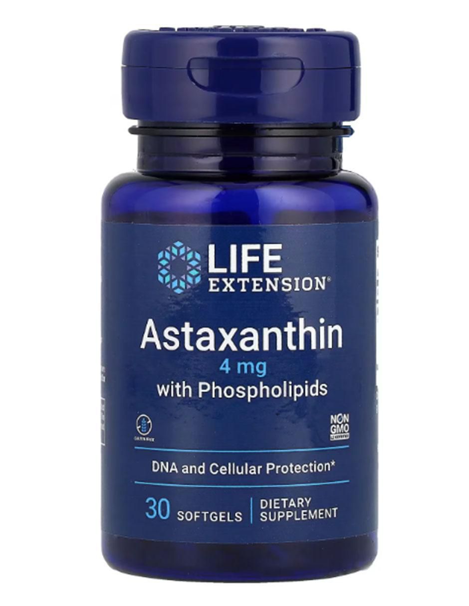 Astaxantina con fosfolípidos 4 mg de 30 cápsulas