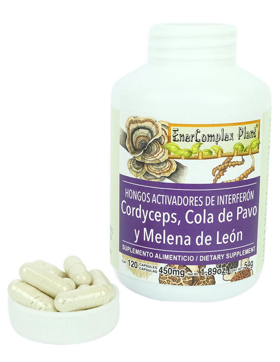 Suplemento alimenticio hongos cordyceps melena de leon cola pavo de 120 cáp Suplemento alimenticio hongos cordyceps melena de leon cola pavo de 120 cáp