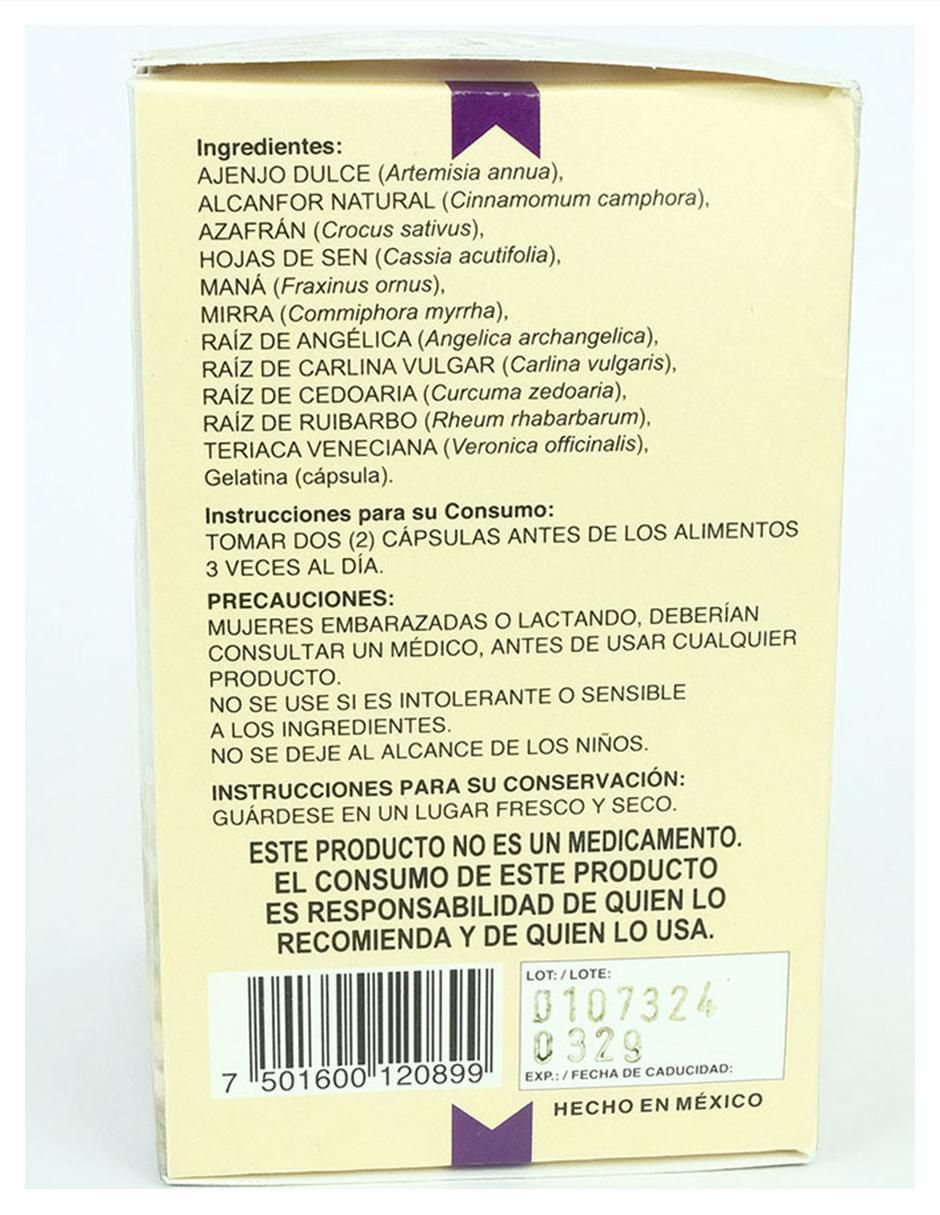 Suplemento alimenticio hierbas suecas con n-acetil-cisteína de 120 cáp 2