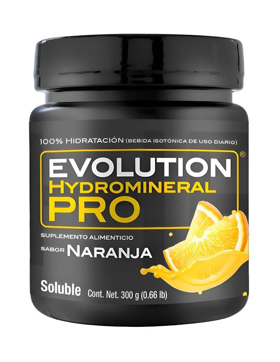 Hydromineral pro electrolitos sabor naranja evolution sabor naranja de 300 g 1