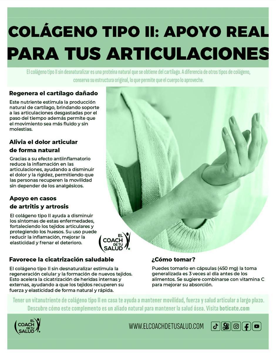 Suplemento alimenticio colágeno tipo II uc II con cúrcuma de 60 cáp 5