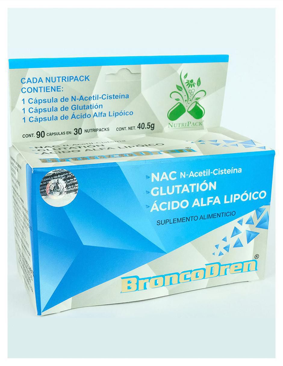 Suplemento alimenticio nac glutation y ácido alfa lipoico de 30 cáp 3
