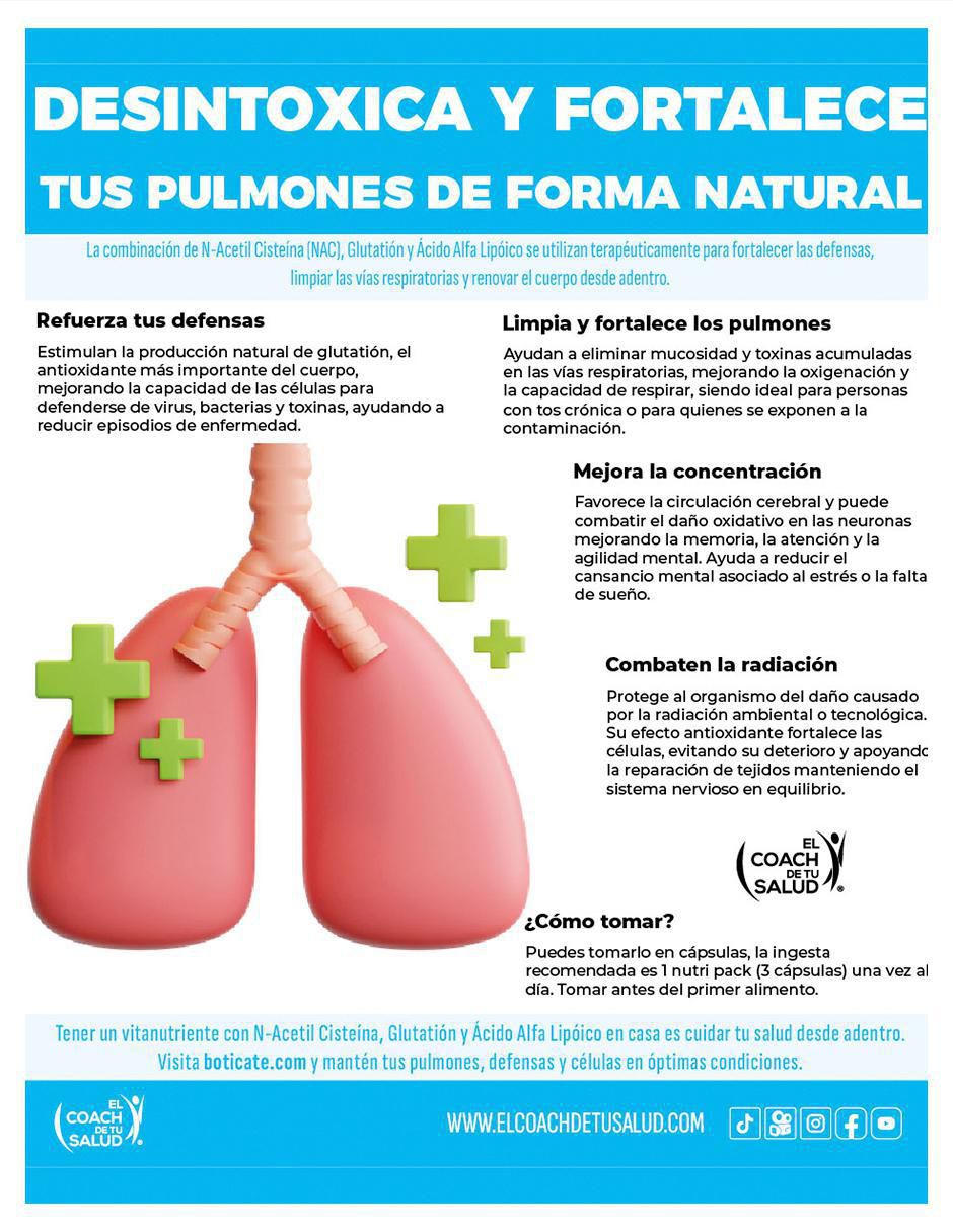Suplemento alimenticio nac glutation y cido alfa lipoico Broncodren de 30  cp | Suburbia