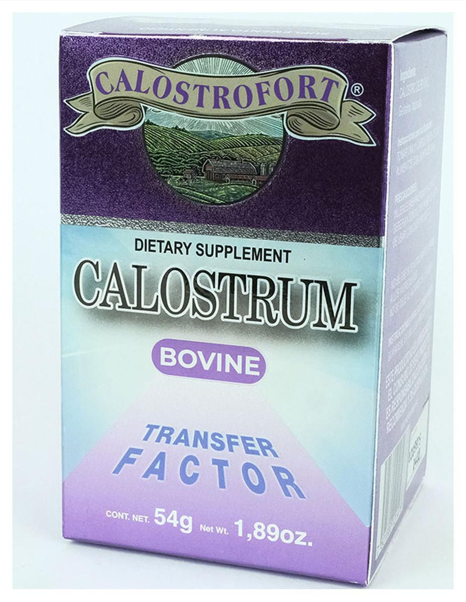 Suplemento alimenticio calostro factor de transferencia con de 120 cáp 3
