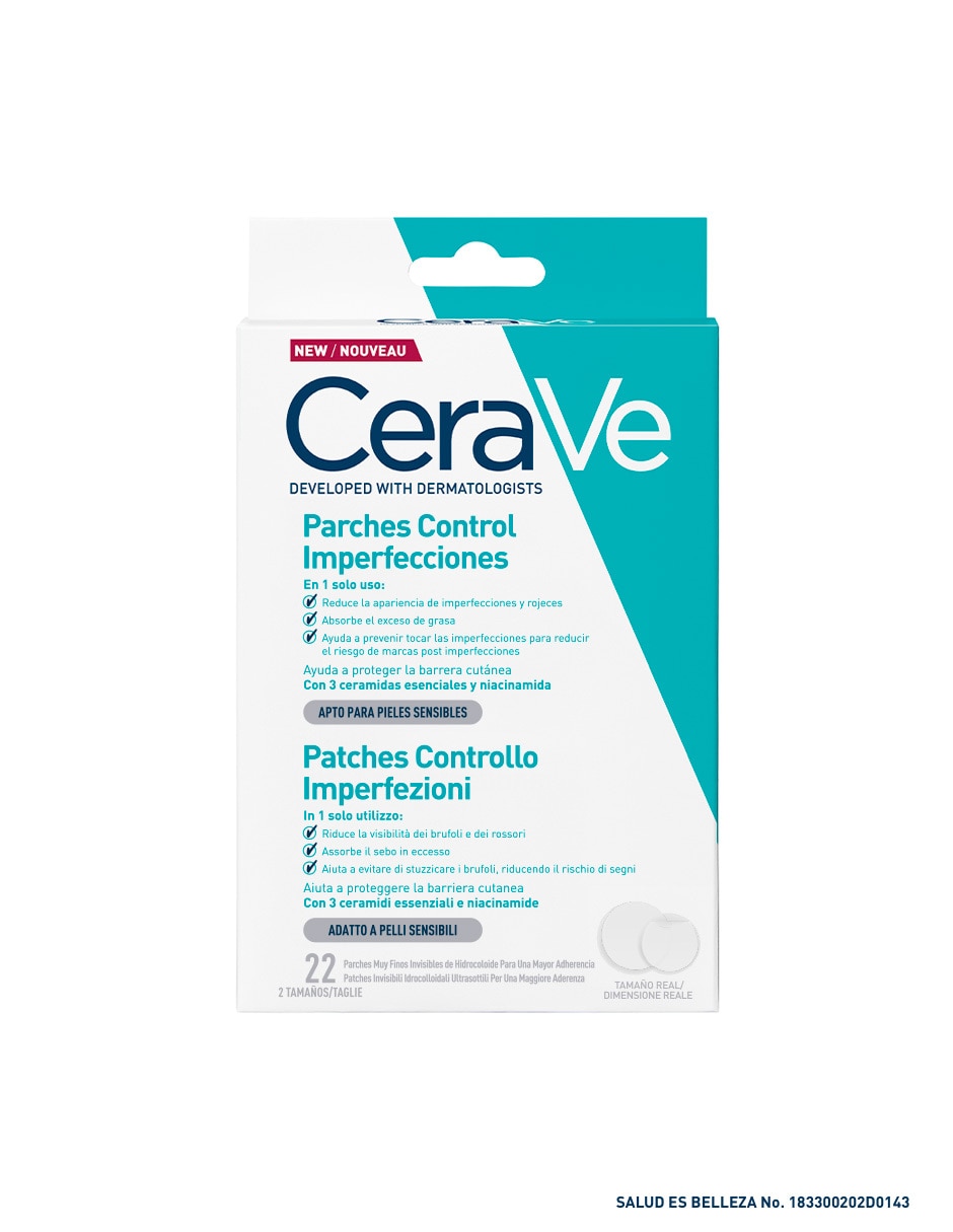 Parches para acné control imperfecciones