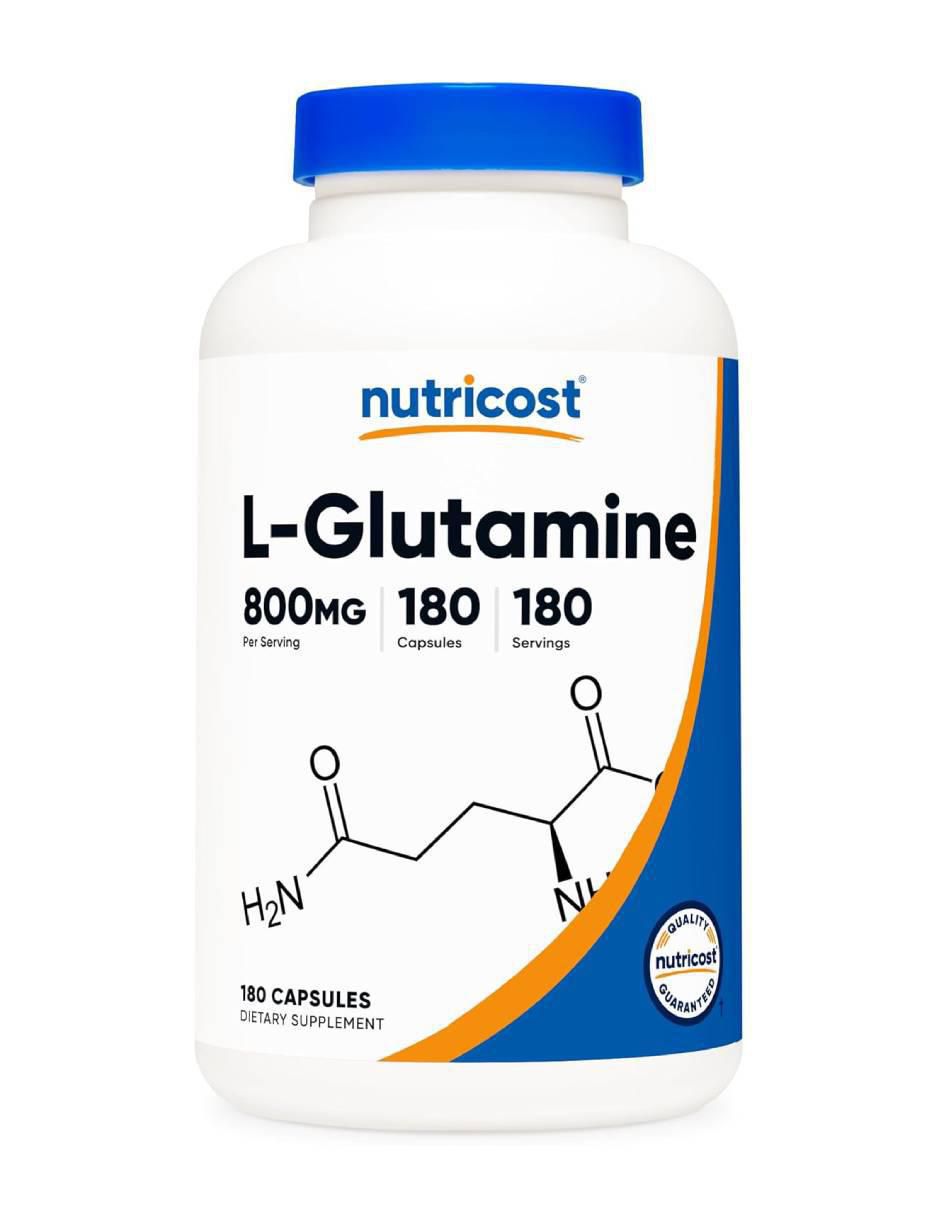 L-Glutamina 800 mg de 180 cápsulas