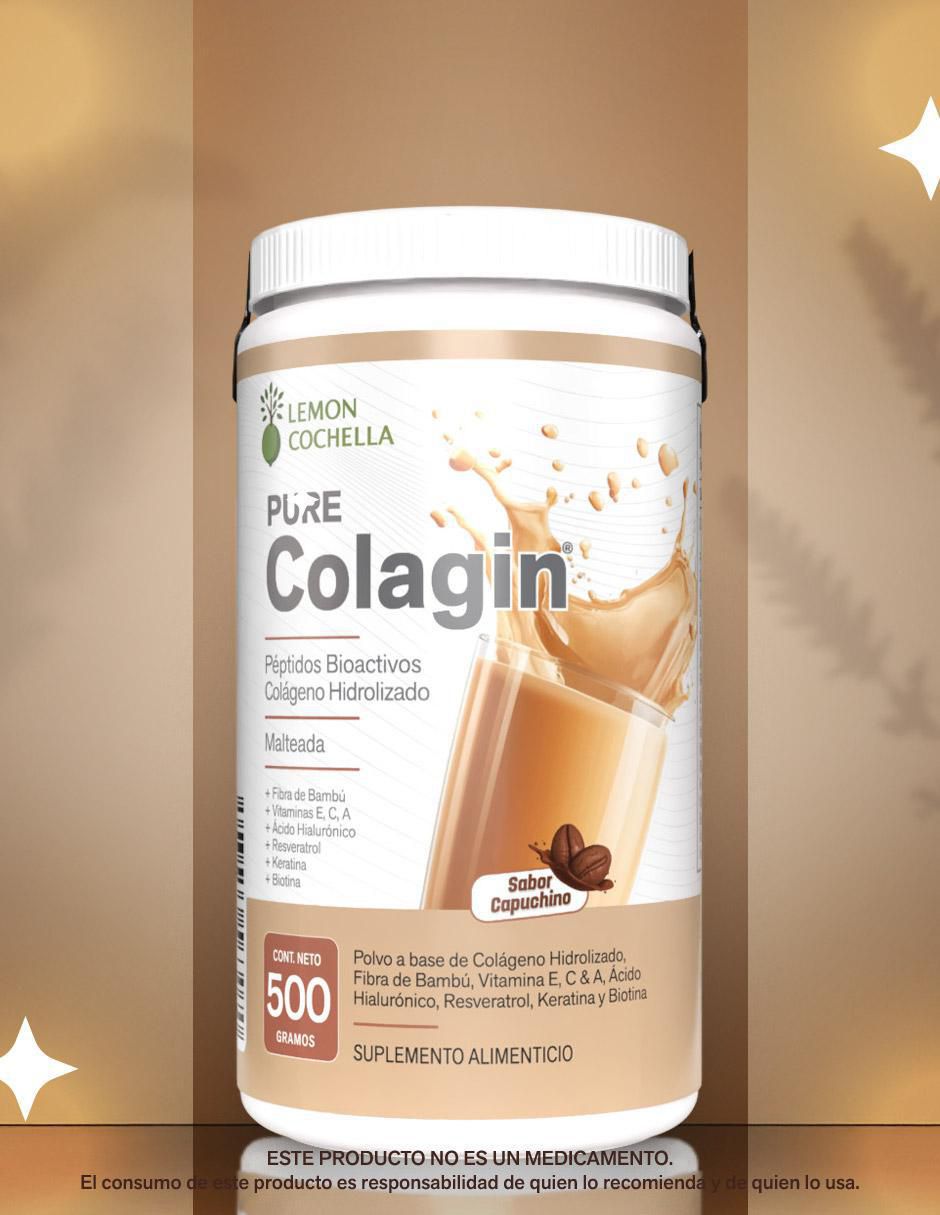 Pure Colagin sabor capuccino de 500 g 5