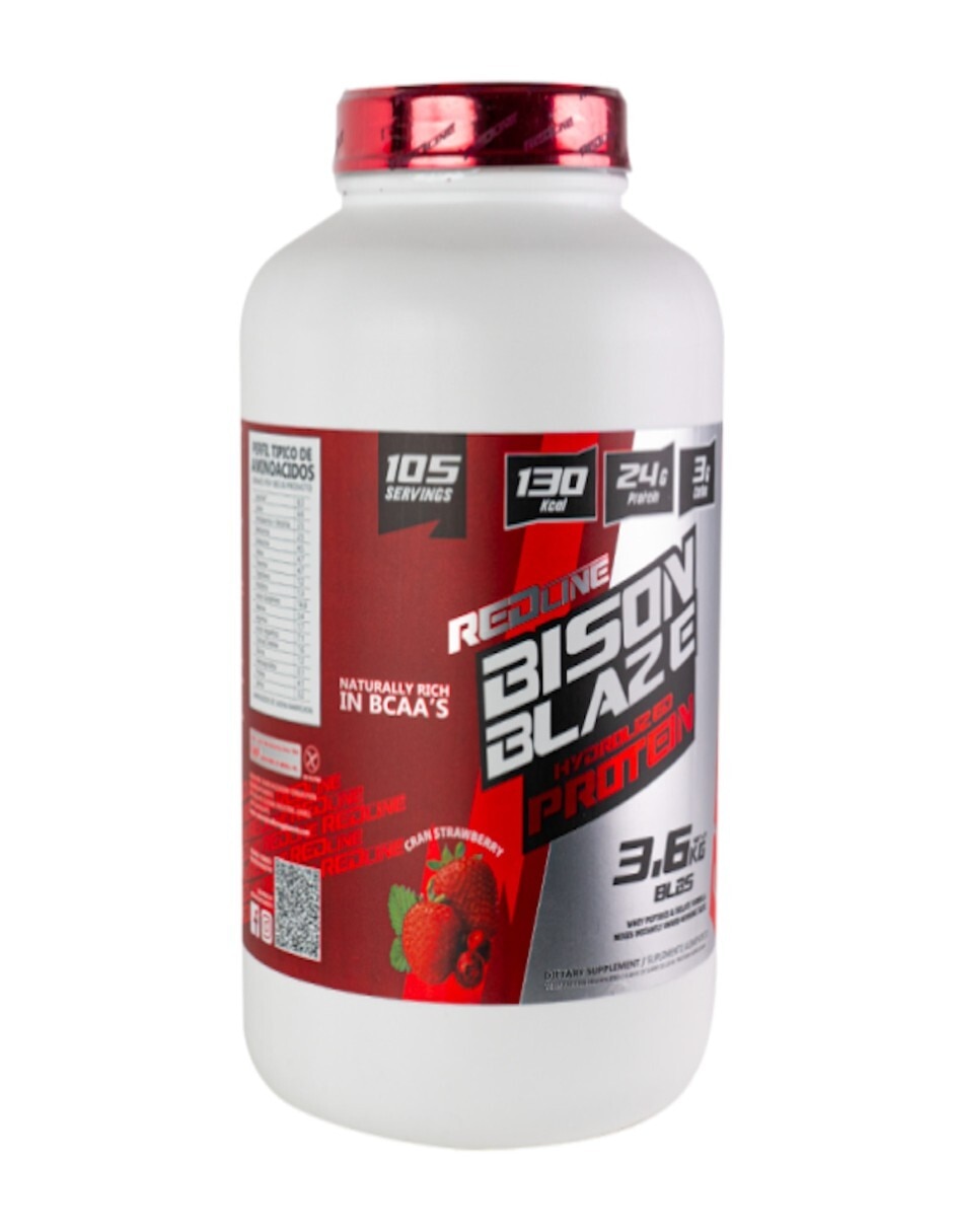 Proteina hidrolizada bison blaze sabor frutos rojos 3