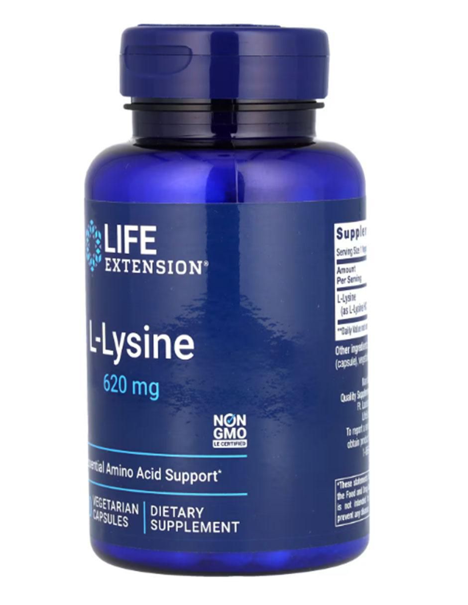 L-lysine con lisina de 100 cápsulas 2
