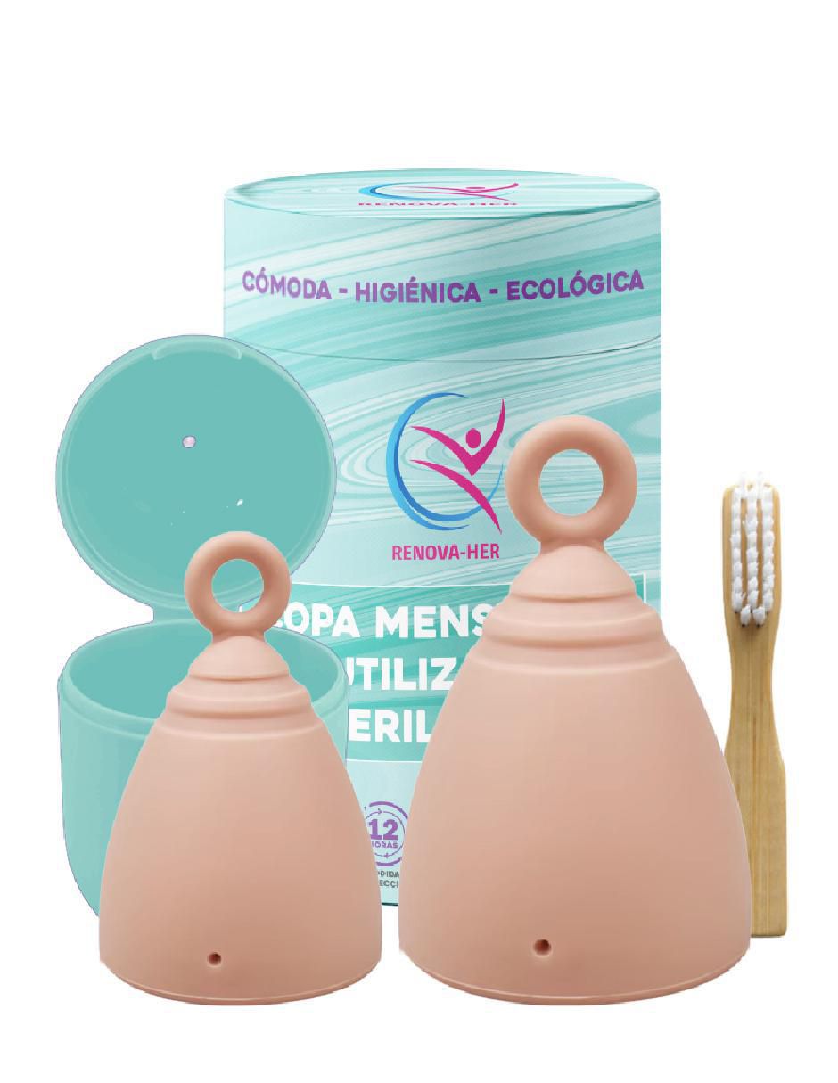 Kit copa menstrual con vaso esterilizador
