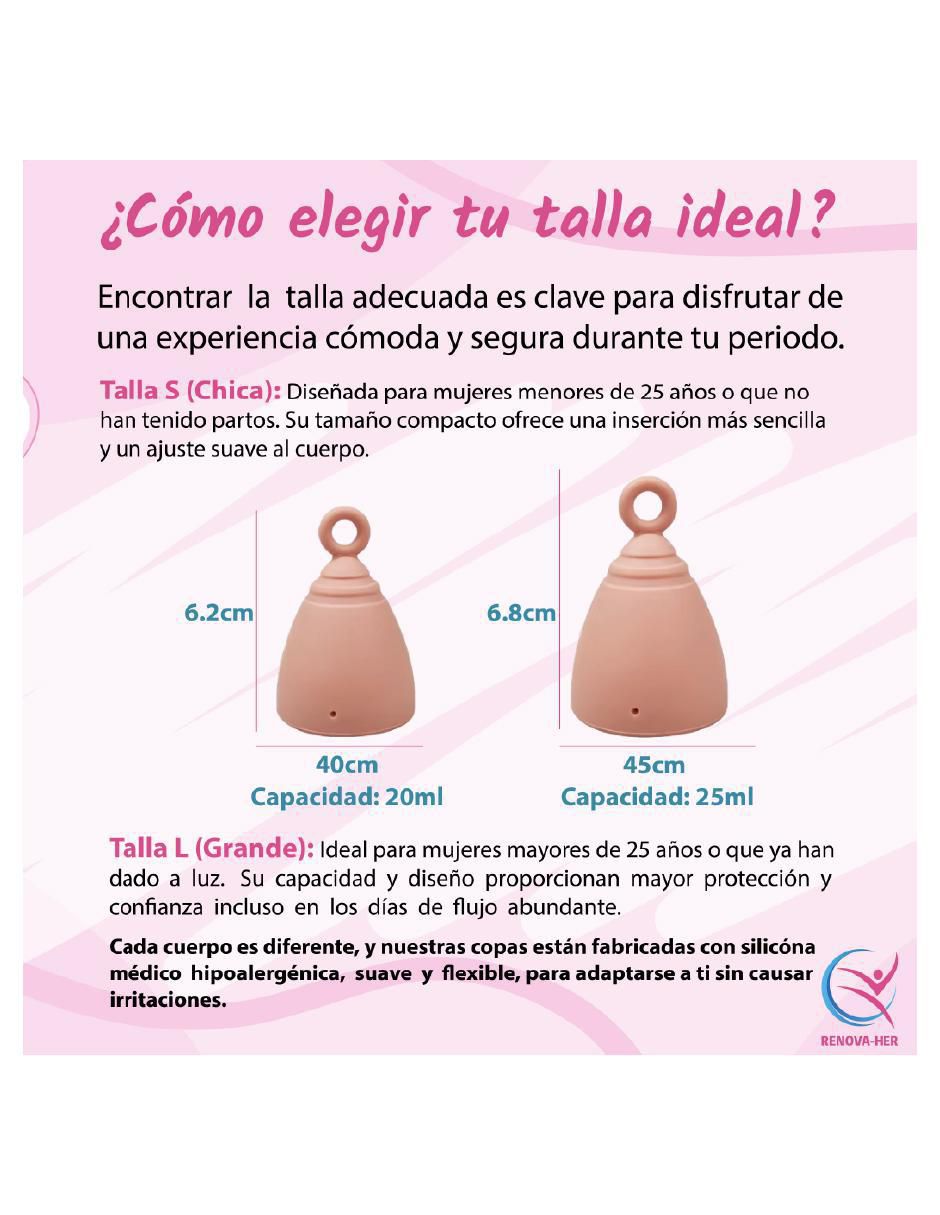 Kit copa menstrual con vaso esterilizador 2