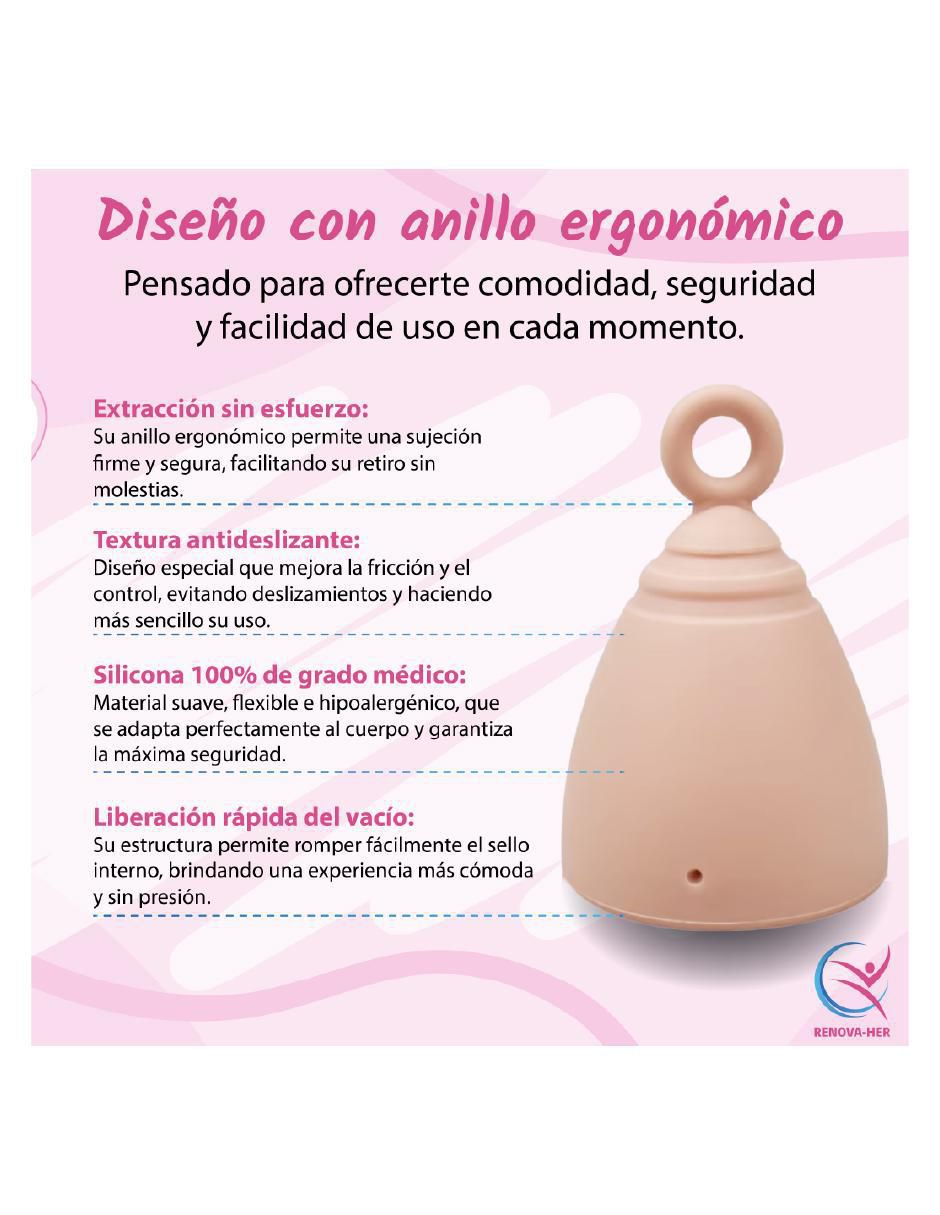 Kit copa menstrual con vaso esterilizador 4