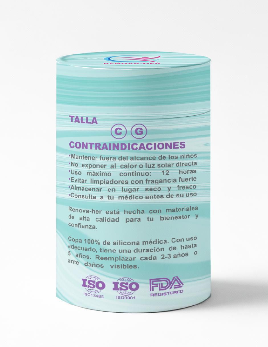 Kit copa menstrual con vaso esterilizador 7
