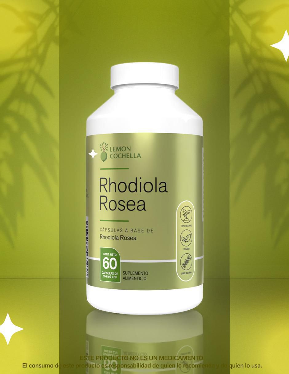 Rhodiola Rosea de 60 cápsulas 2