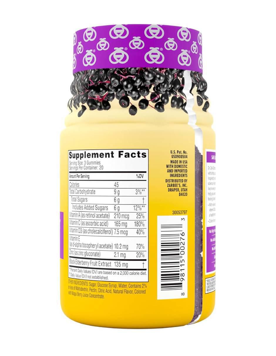 Gomitas de saúco negro con multivitaminico 2