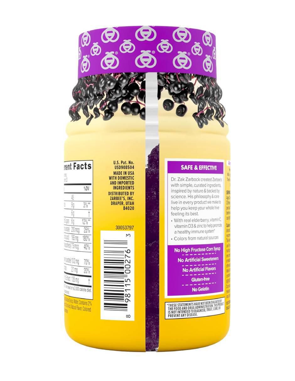Gomitas de saúco negro con multivitaminico 3