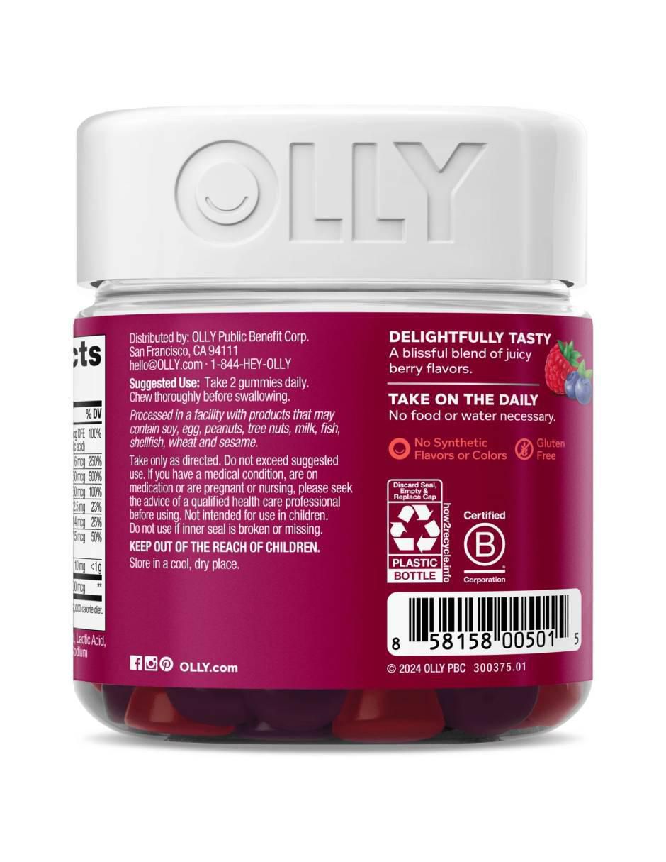 Women’s Multivitamin multivitamínico sabor frutos rojos de 90 gomitas 3