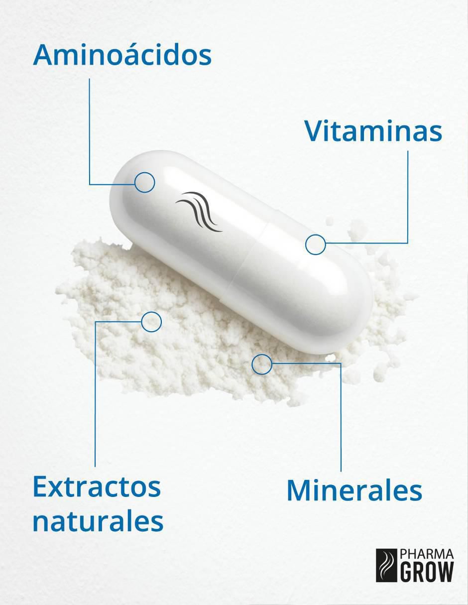 Grow 360 Hair Vitamins Men multivitamínico de 150 cápsulas 3