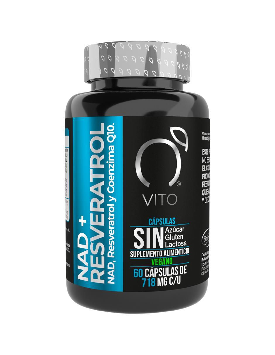 NAD + Resveratrol + Coenzima Q10 de 60 cápsulas NAD + Resveratrol + Coenzima Q10 de 60 cápsulas