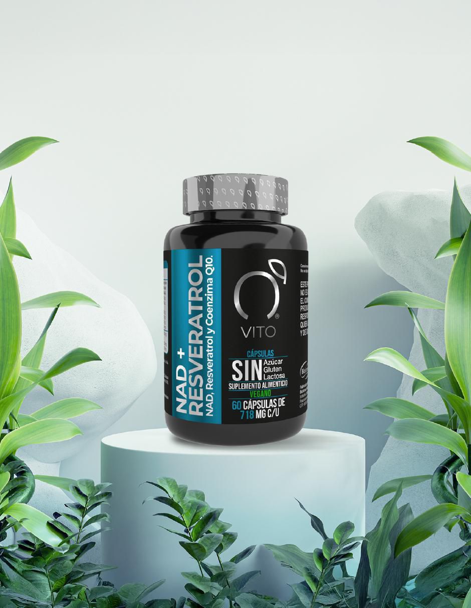 NAD + Resveratrol + Coenzima Q10 de 60 cápsulas 5