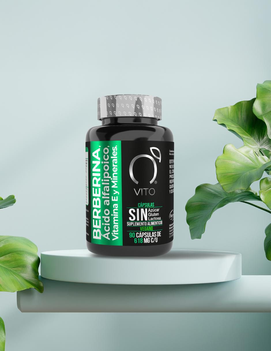Berberina con ácido alfa lipoico y vitamina E de 90 cápsulas 5
