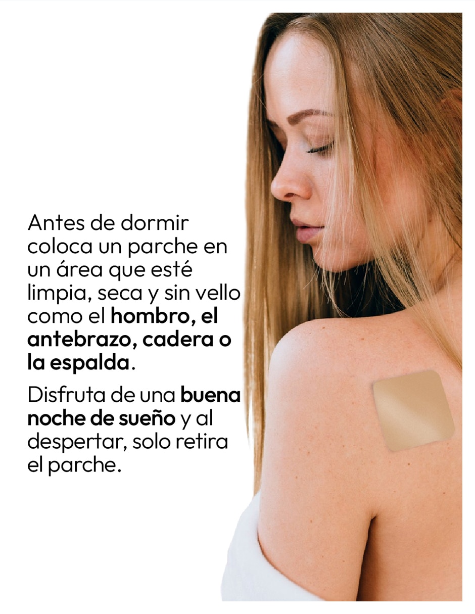 Recharge sleeping patch con melatonina de 12 parches 2