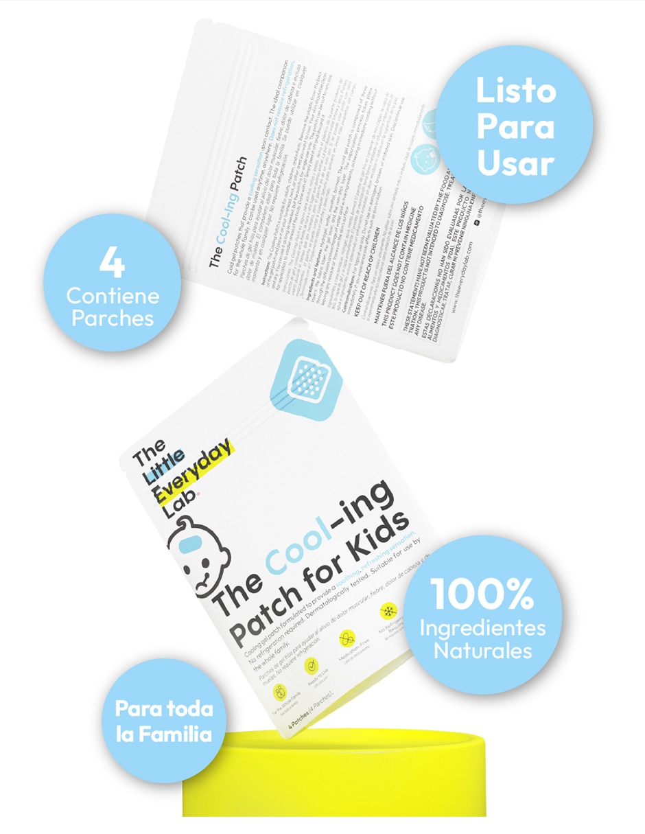 The cool-ing patch for kids de 4 parches 4