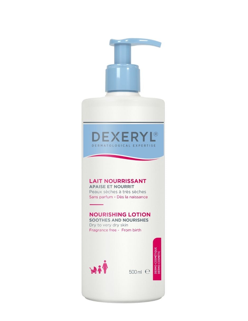 Loción corporal hidratante locion nutritiva piel muy seca dexeryl 500 ml