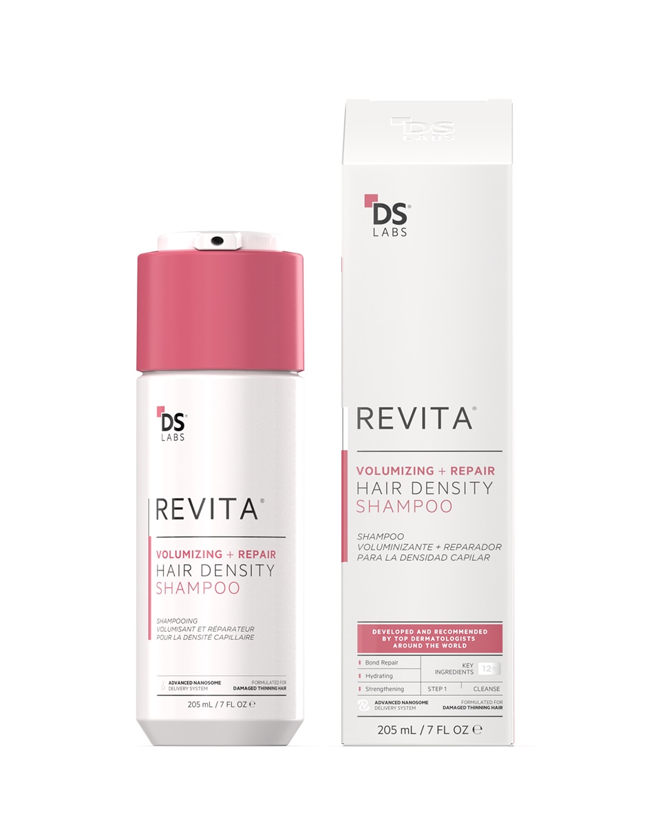 Shampoo anti frizz para cabello falta densidad Volumizing Revita 205 ml