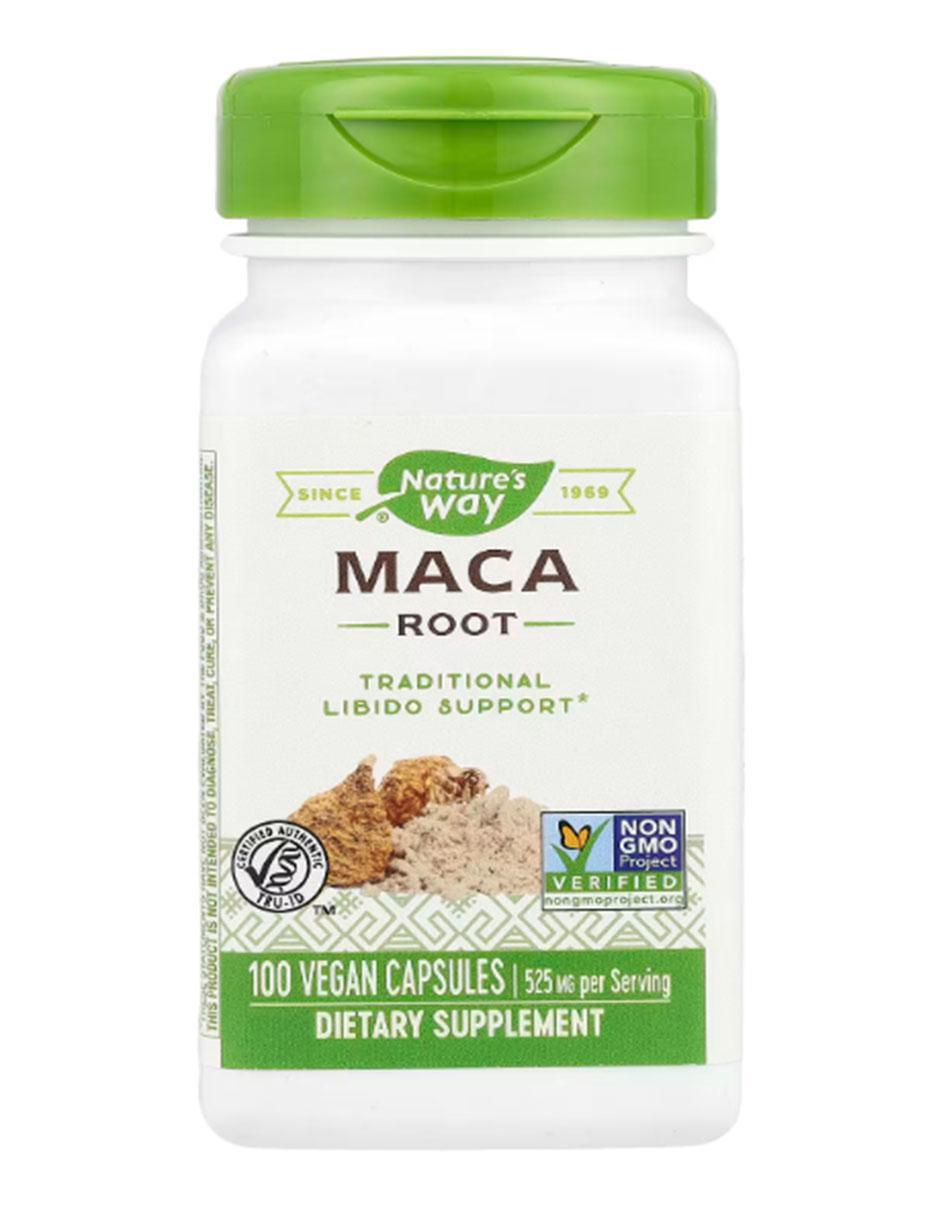 Raíz de maca de 100 cápsulas