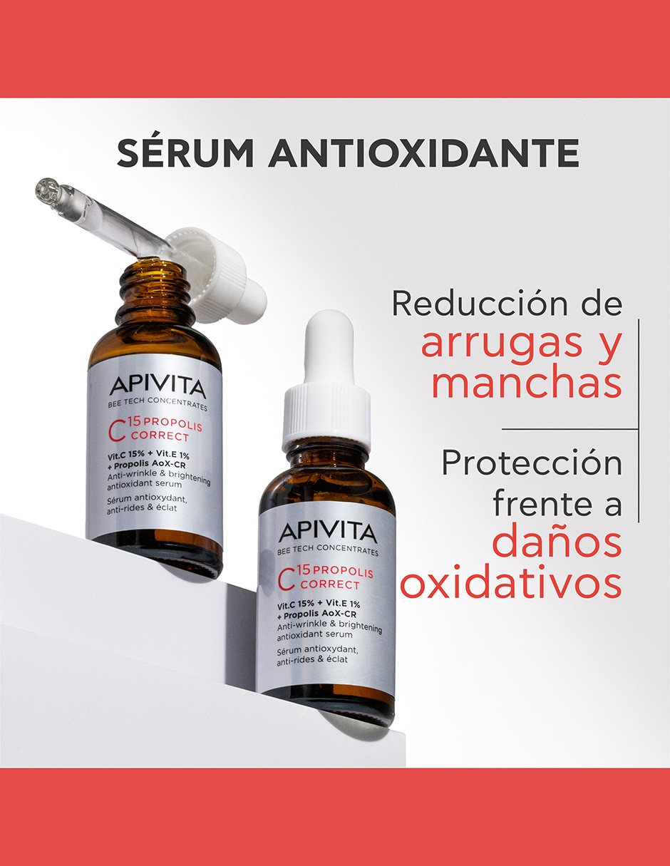 Sérum antioxidante facial Bee tech propolis correct de piel normal 3